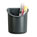 Universal Universal 08193 Recycled Plastic Cubicle Pencil Cup; 4.25 x 2.5 x 5; Charcoal 8193